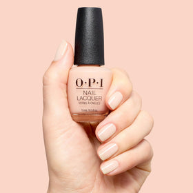 OPI Nail Lacquer Throw Me a Wink sheer pale pink crème packaging