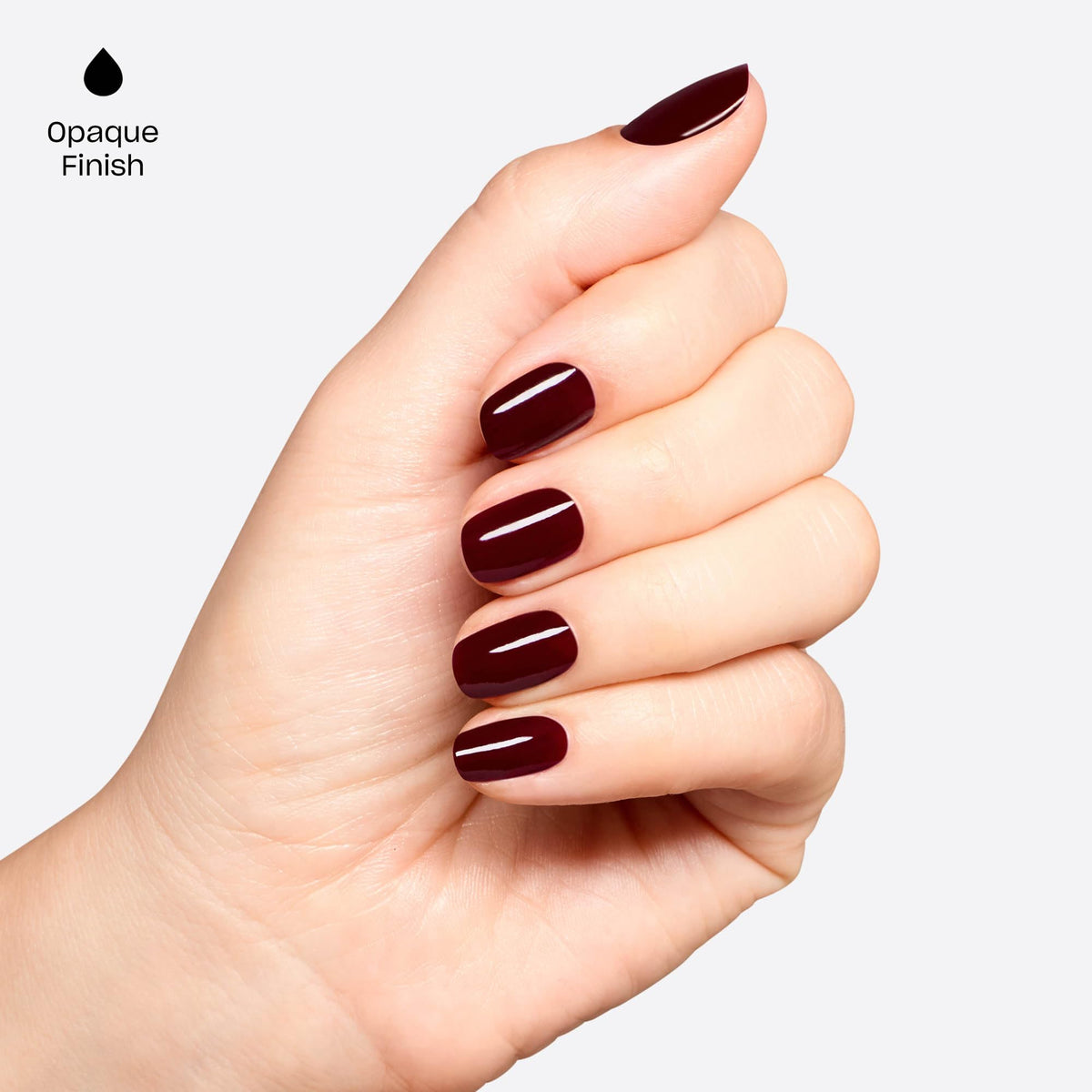 OPI Nail Lacquer Vampire State Building dark burgundy crème packaging