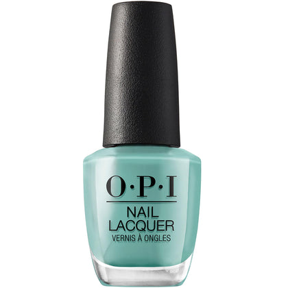 OPI Nail Lacquer Verde Nice to Meet You opaque light green bottle front view
