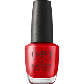 OPI Nail Lacquer Vodka & Caviar front view with bright red colour