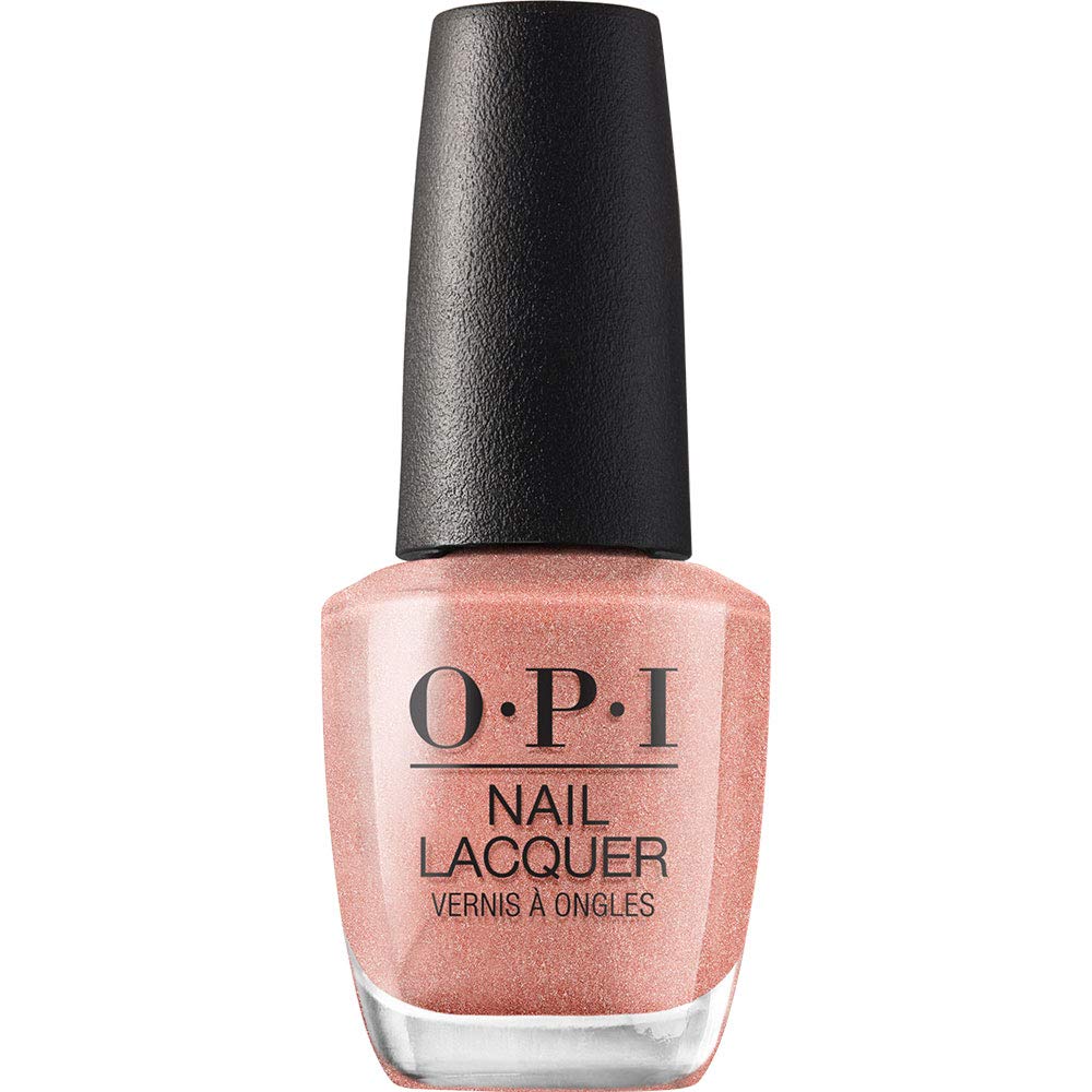 OPI Nail Lacquer Worth a Pretty Penne soft brown shimmer front view