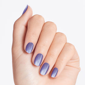 OPI Nail Lacquer You Had Me at Halo bright blue on nails