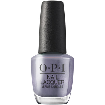 OPI Nail Lacquer You’ve Got Nail dark purple metallic bottle front view