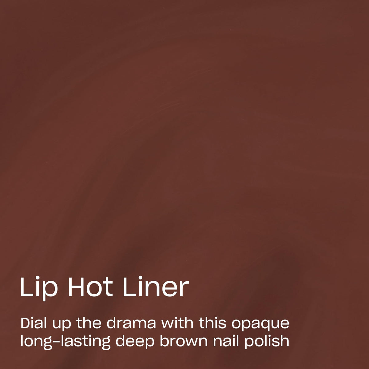 OPI nail polish bottle with dark brown shade