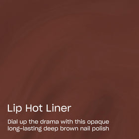 OPI nail polish bottle with dark brown shade
