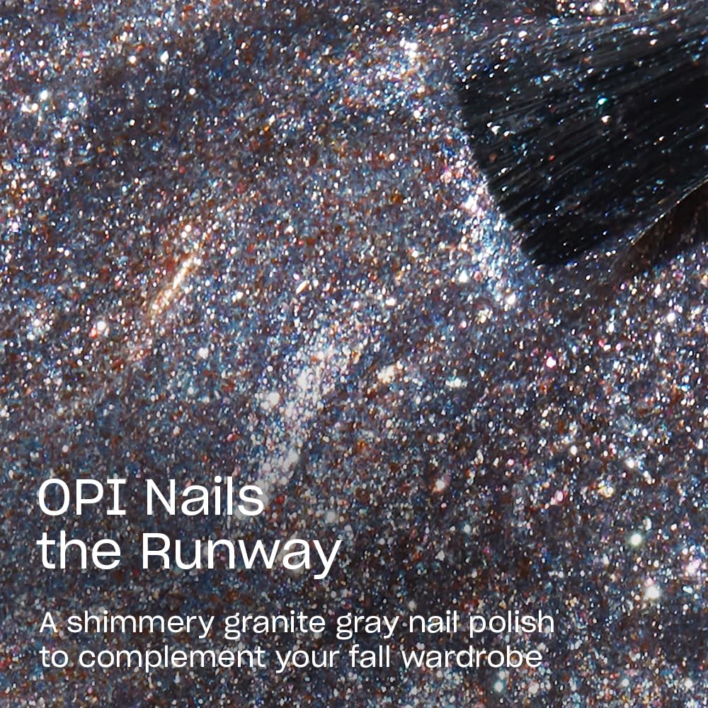 OPI Nails the Runway nail polish bottle with cap