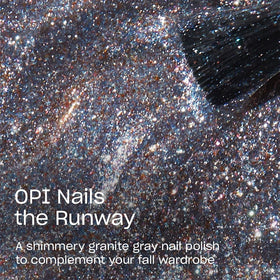 OPI Nails the Runway nail polish bottle with cap