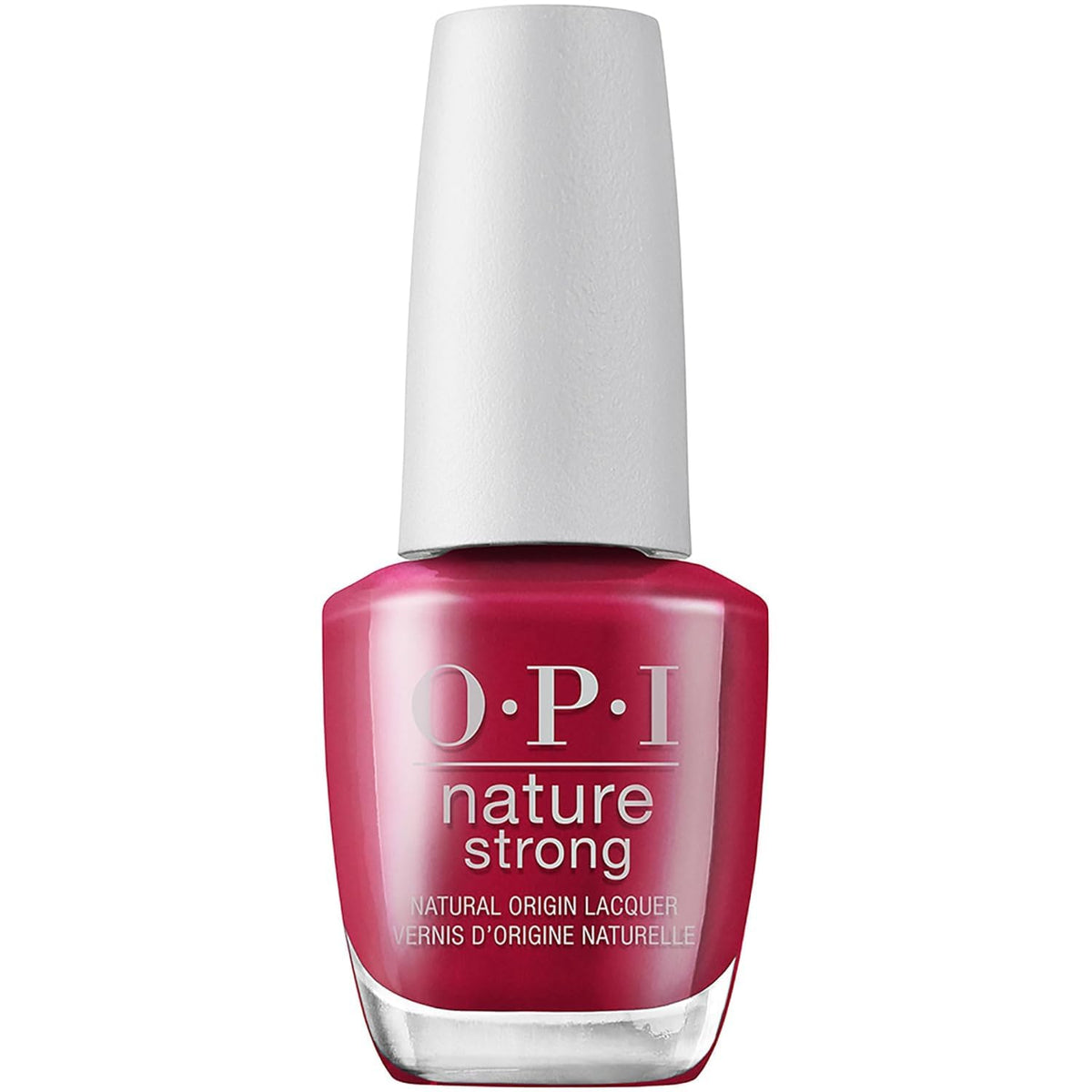OPI Nature Strong A Bloom with a View dark yellow nail polish bottle front view