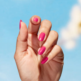 OPI Nature Strong A Kick in the Bud nail polish with brush
