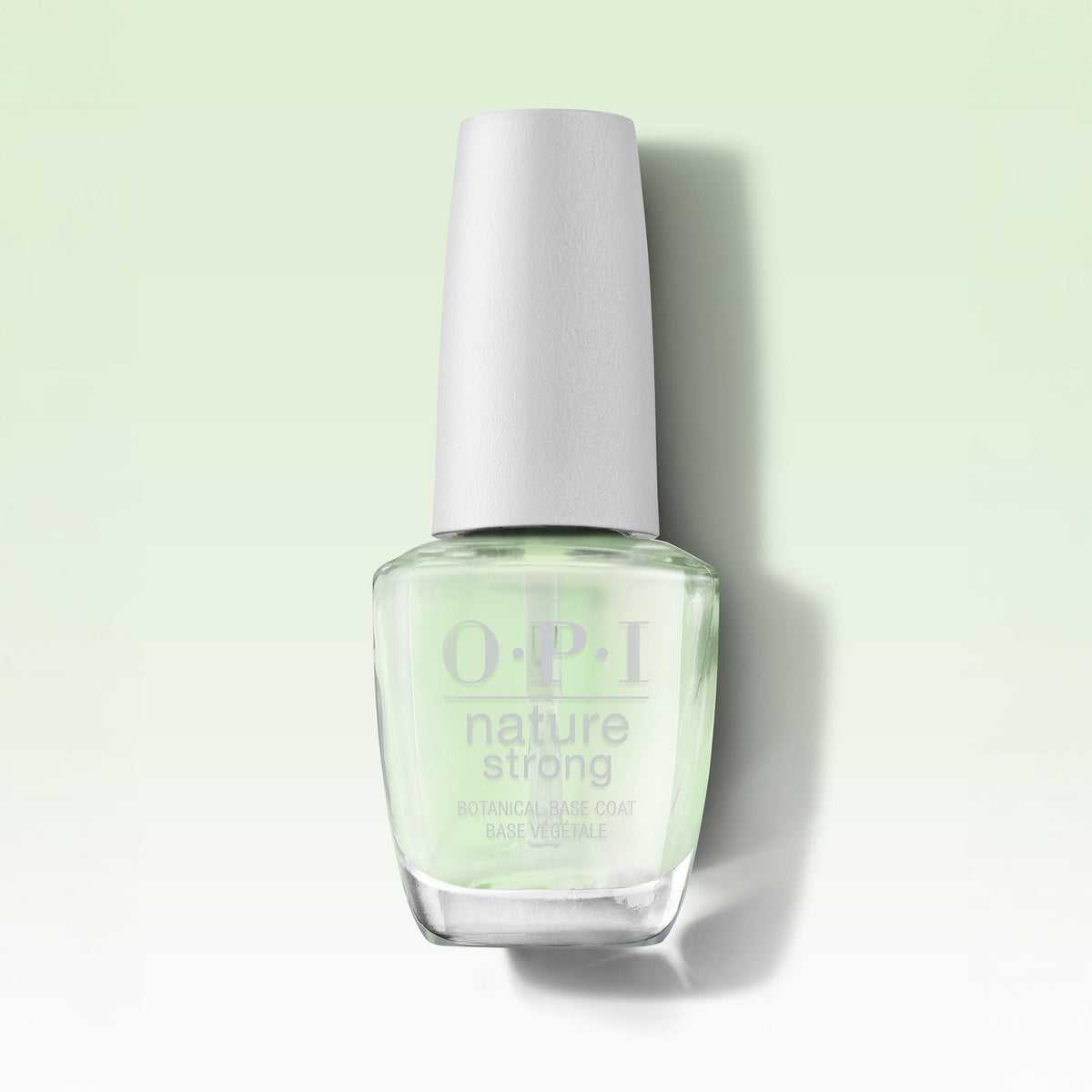 OPI Nature Strong Base Coat in a beauty routine setup