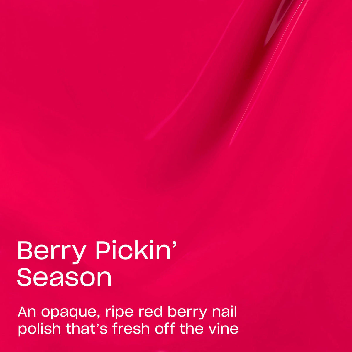 OPI Nature Strong Berry Pickin’ Season Nail Polish bottle with label