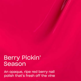 OPI Nature Strong Berry Pickin’ Season Nail Polish bottle with label