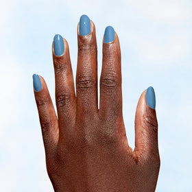 OPI Nature Strong Big Bluetiful Planet Nail Polish on a manicured hand