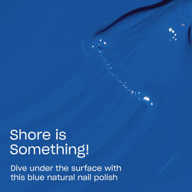 OPI Nature Strong bright blue nail polish brush close-up