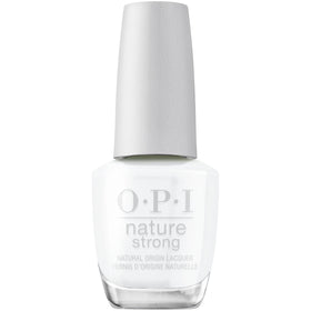 OPI Nature Strong Bright White Crème Nail Polish front view