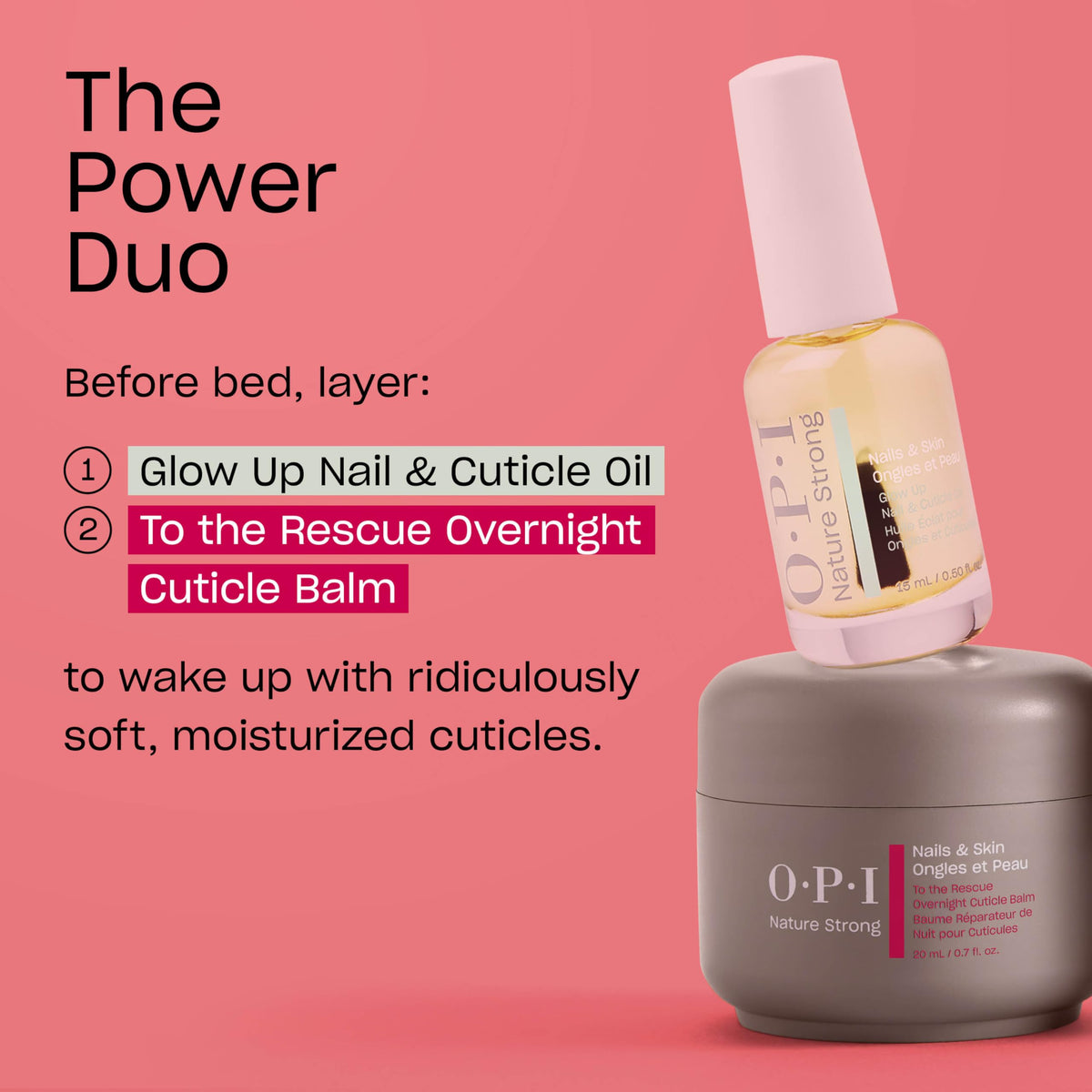 OPI Nature Strong Cuticle Balm on a nightstand