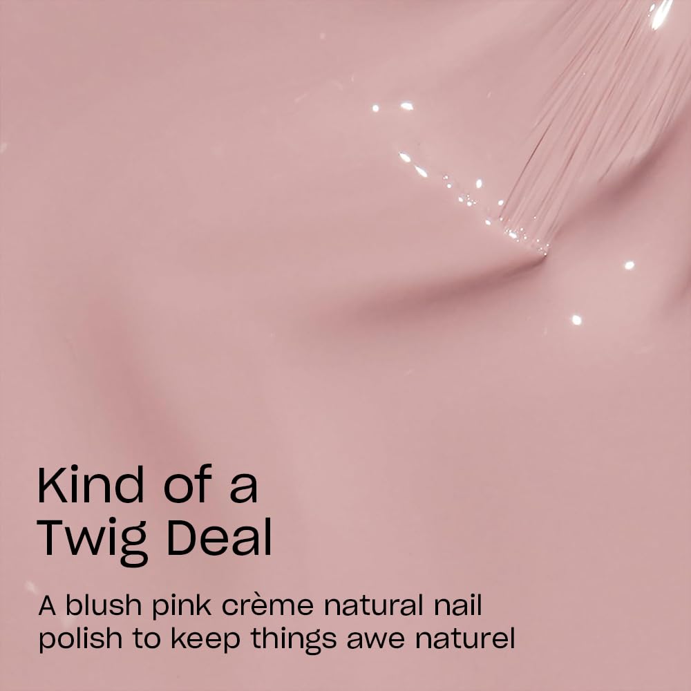 OPI Nature Strong nail polish brush and applicator close-up