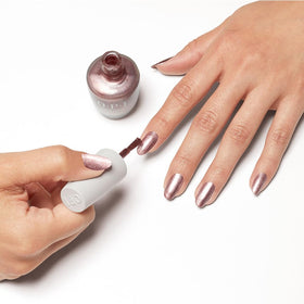 OPI Nature Strong Rose Gold nail polish bottle with sustainable packaging