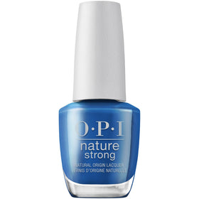 OPI Nature Strong Shore is Something! bright blue nail polish bottle front view