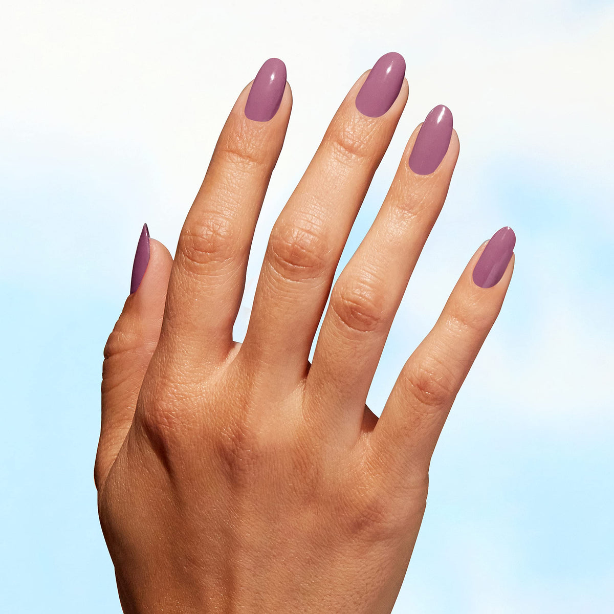 OPI Nature Strong Simply Radishing nail polish bottle with natural background