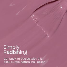 OPI Nature Strong Simply Radishing nail polish brush close-up