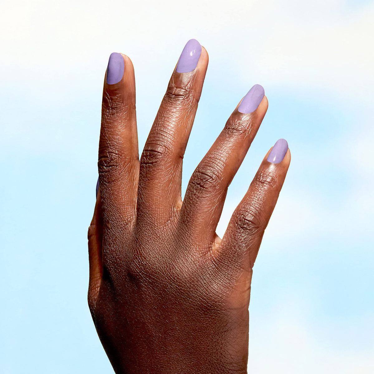 OPI Nature Strong Soft Purple Nail Polish applied on nails