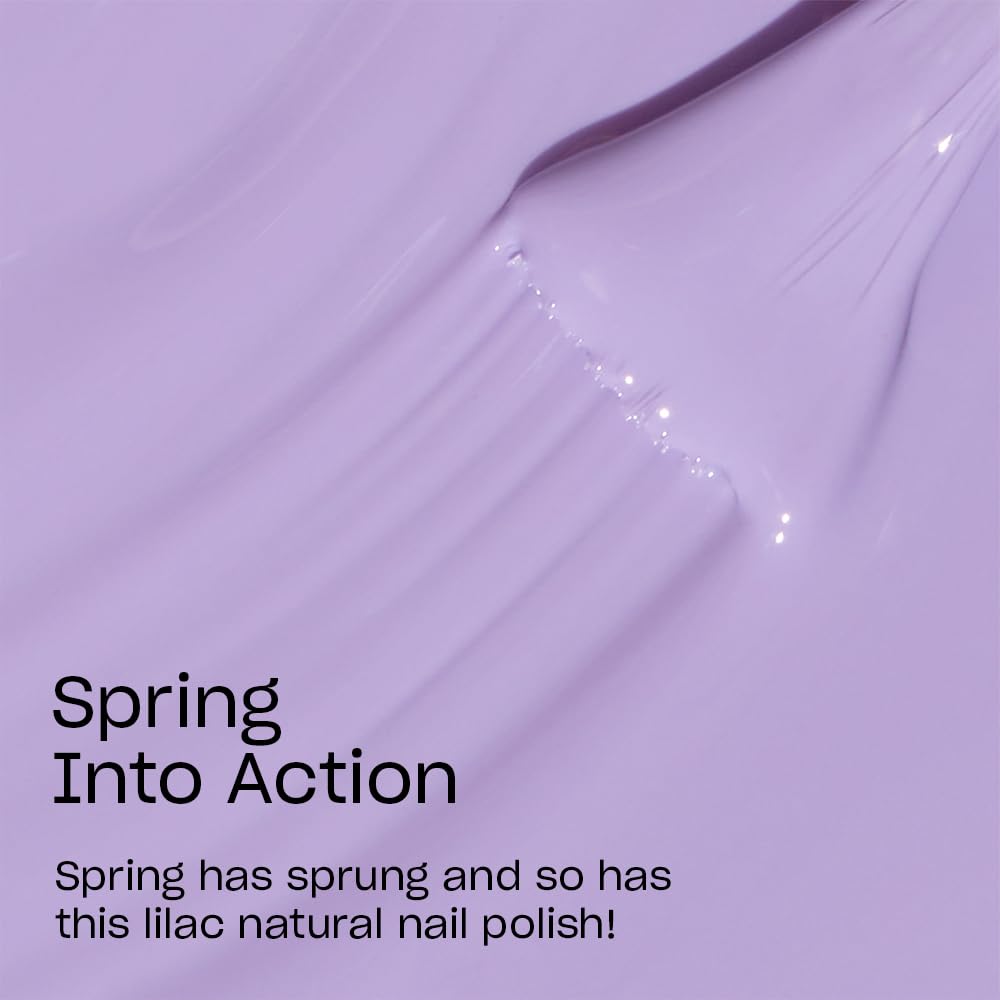 OPI Nature Strong Soft Purple Nail Polish bottle with cap