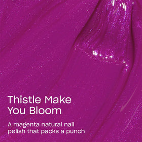 OPI Nature Strong Thistle Make You Bloom Nail Polish bottle with cap
