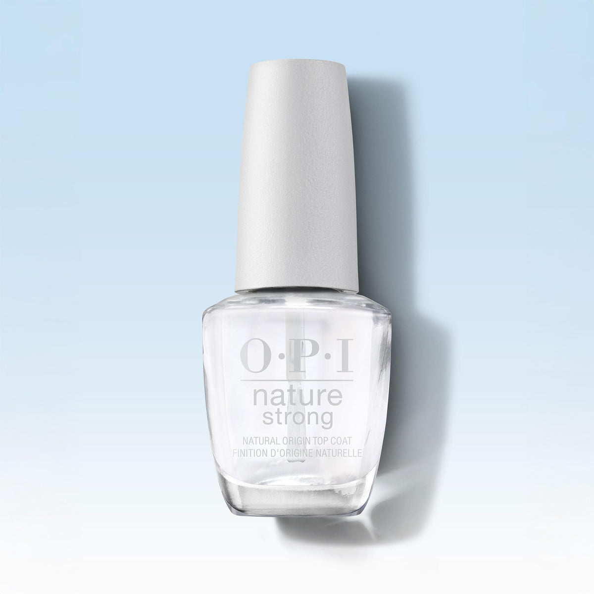 OPI Nature Strong Top Coat alongside other nail polishes