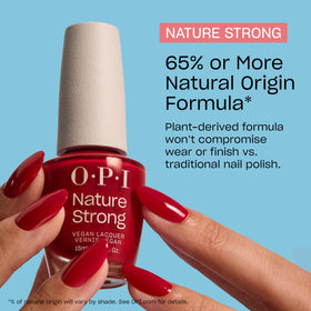 OPI Nature Strong Top Coat packaging details