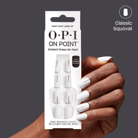 OPI On Point nails with application instructions