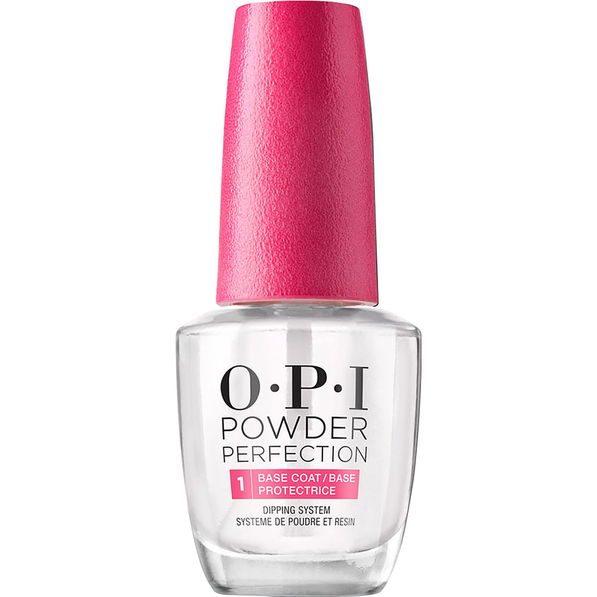 OPI Powder Perfection Clear Base Coat 5 oz front view