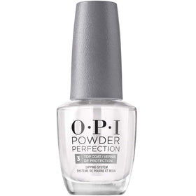 OPI Powder Perfection Top Coat front view with high gloss finish
