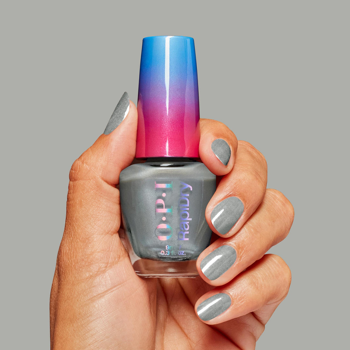 OPI RapiDry A Silver of a Sec nail polish bottle with cap