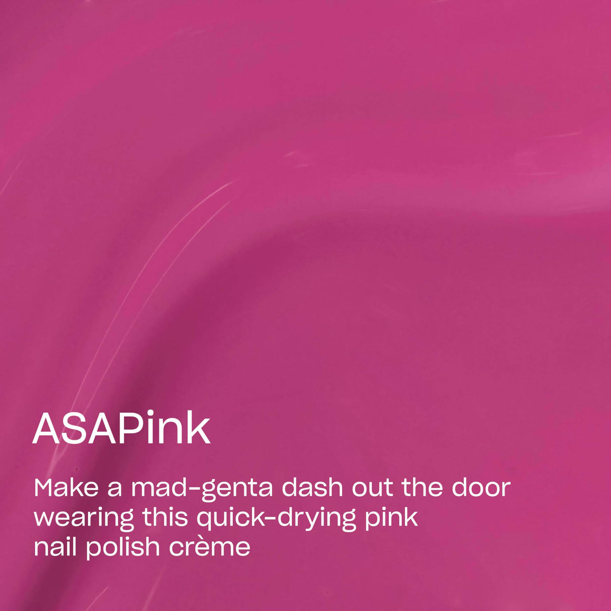 OPI RapiDry ASAPink nail polish bottle with clear cap