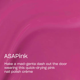 OPI RapiDry ASAPink nail polish bottle with clear cap