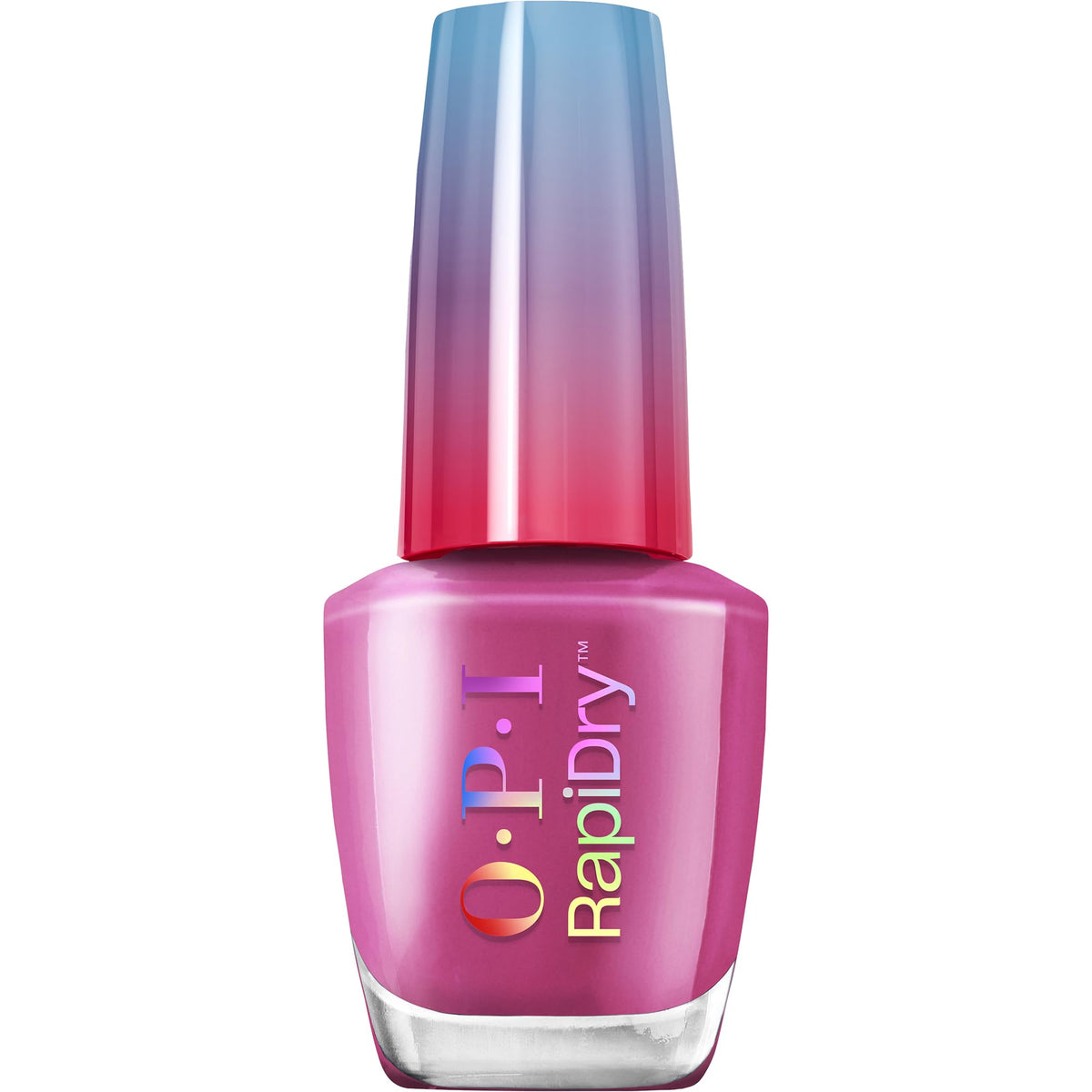OPI RapiDry ASAPink Quick Dry Nail Polish front view with bright pink colour