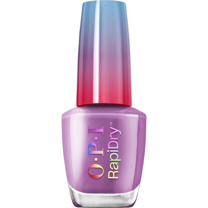 OPI RapiDry Bright Back at It Dark Purple Nail Polish front view