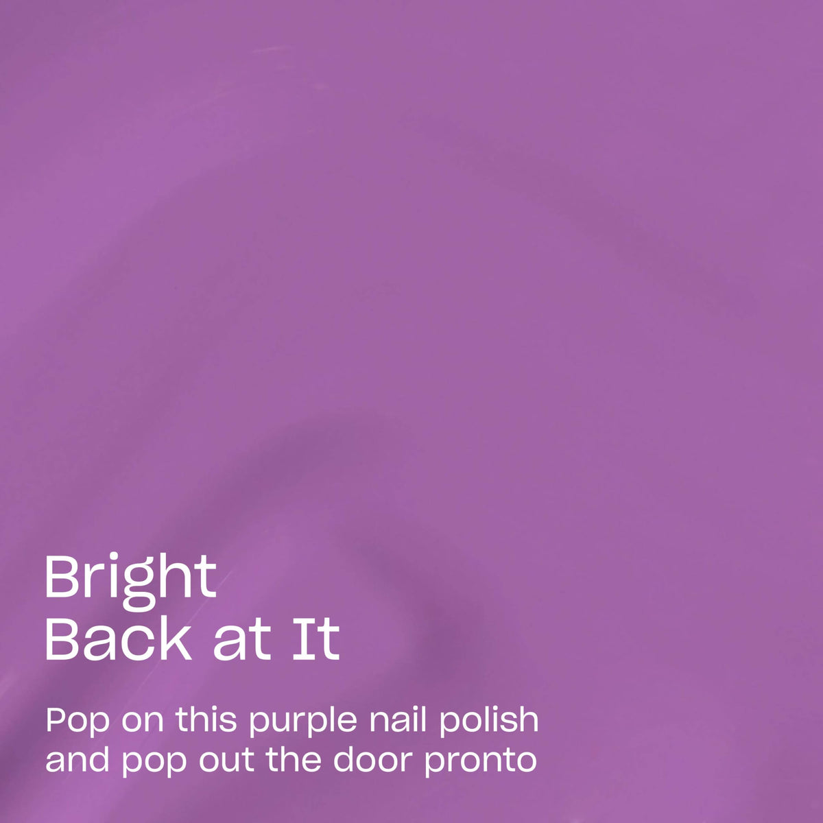 OPI RapiDry Bright Back at It Dark Purple Nail Polish with brush