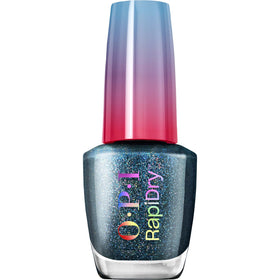 OPI RapiDry Quick Dry Nail Polish dark blue shimmer front view
