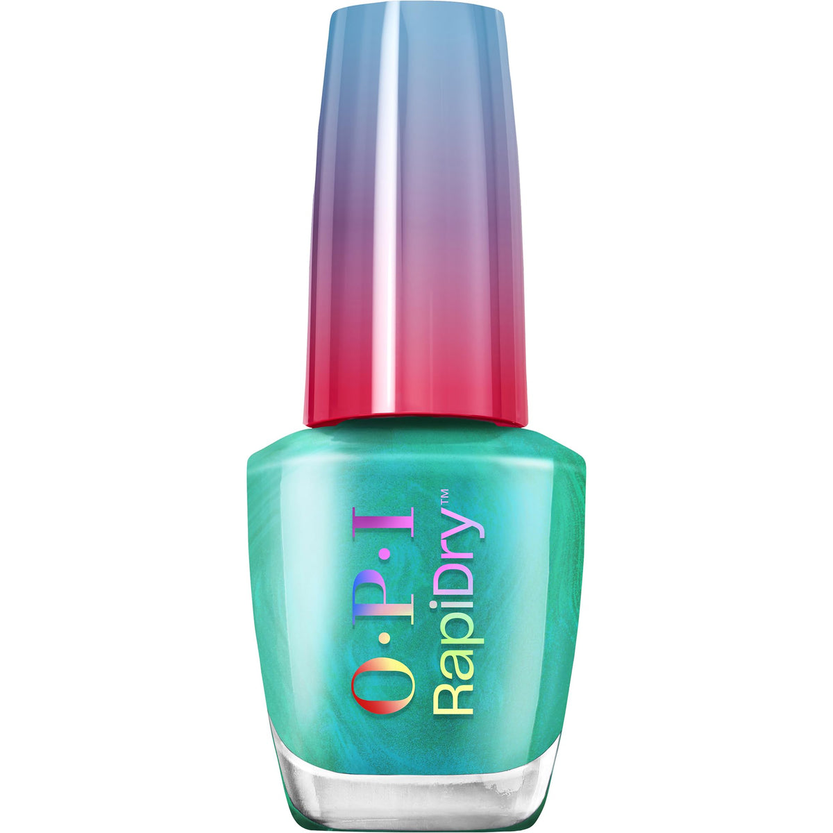 OPI RapiDry Quick Dry Nail Polish Soft Blue Shimmer front view