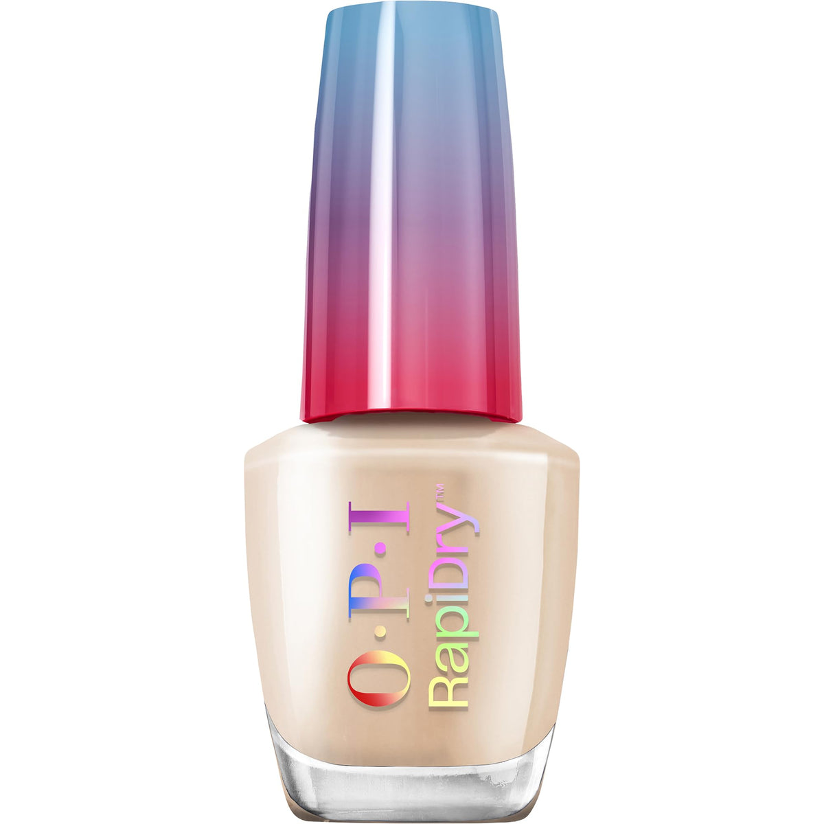 OPI RapiDry Quick Sand Nail Polish front view with soft nude beige colour