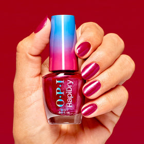 OPI RapiDry Ring the Alarm nail polish bottle side view