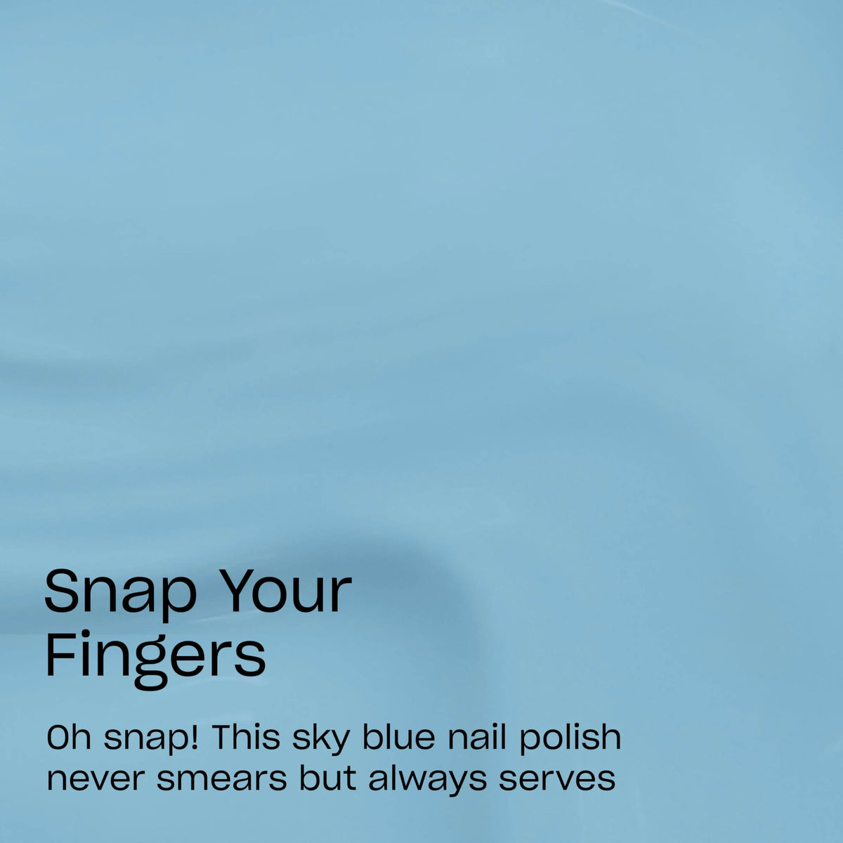 OPI RapiDry Snap Your Fingers nail polish bottle with cap made from recycled materials