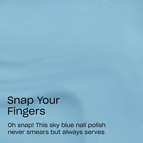OPI RapiDry Snap Your Fingers nail polish bottle with cap made from recycled materials