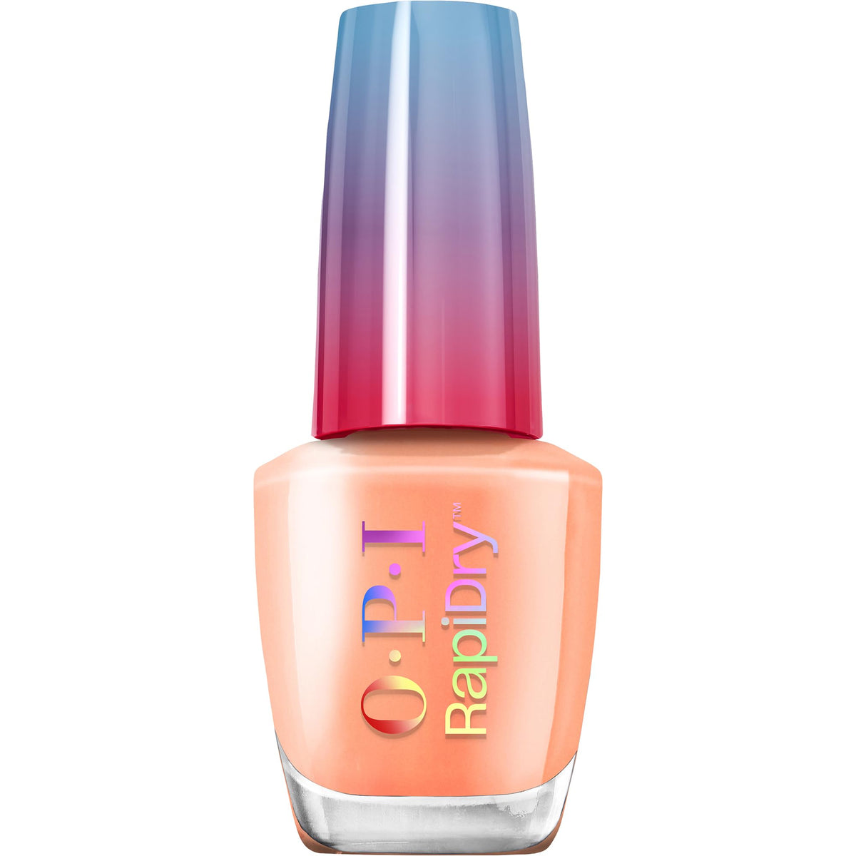 OPI RapiDry Within Peach nail polish bottle front view