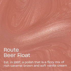 OPI Route Beer Float Nail Lacquer bottle side view