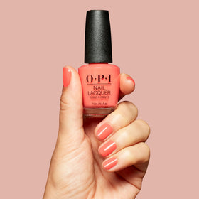 OPI Shrimp Cocktail nail polish with glossy finish