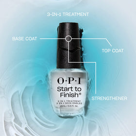 OPI Start to Finish 3-in-1 Nail bottle side view