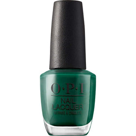 OPI Stay Off the Lawn!! dark green crème nail polish bottle front view